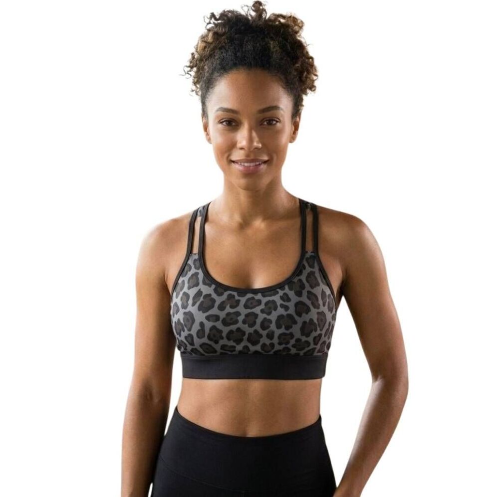 NWT Cycle House Cheetah Print Sports Bra - Size M